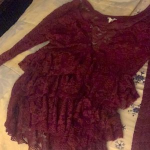 Pretty violet blouse